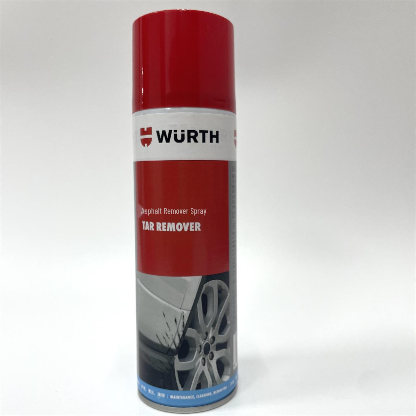Спрей для удаления асфальта Würth 089026 - Удаляет смолу, брызги герметика, асфальт 300ML Spray