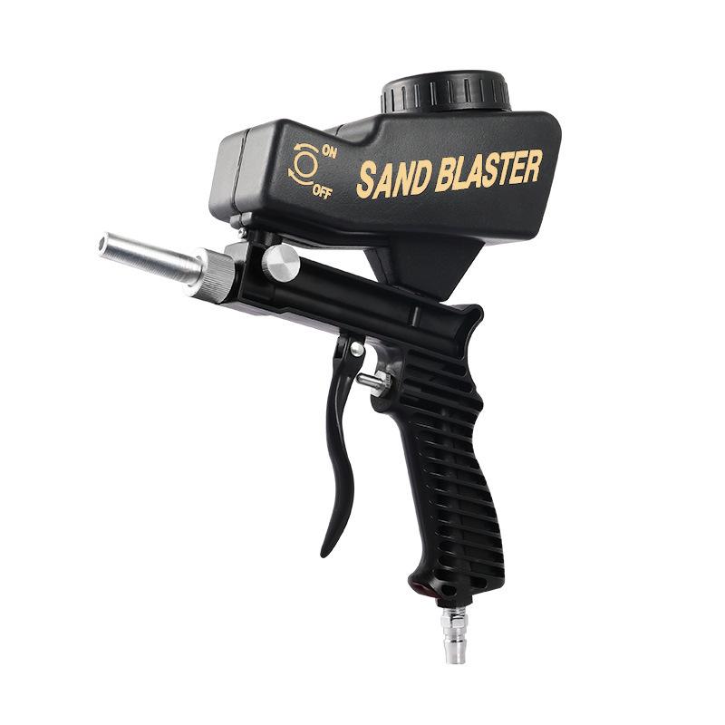 Portable Gravity Feed Sandblasting Gun Kit for Rust Removal