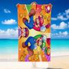 Quick Dry Beach Towel Super Mario Pattern, Lightweight Absorbent Towel for Pool Beach Vacation Use
