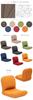 Beautiful Posture Chair that Supports Your Back 5 Made in Back Swing Back Relaxing [Yamazaki Chair] Industry-Academia Collaboration, (Orange), Japan,