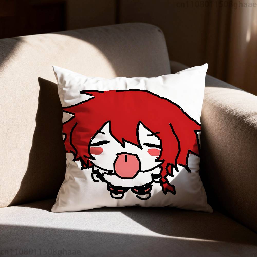 Game Zeno Remake Pillow Case Square DoubleSided Printing Short Plush Sofa Cushion Cover Bedroom Bedside Pillow