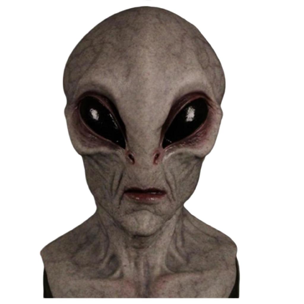 Halloween Alien Mask Realistic Evil Latex Mask for Adult Horror Fancy Dress Cosplay Novelty Halloween Costume Party Prop