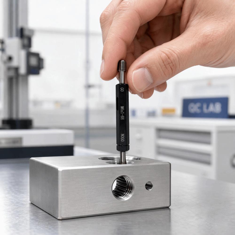 6H Tolerance Measurement Hand Tool Double Ends Double End Thread Gauge Industrial Inspection