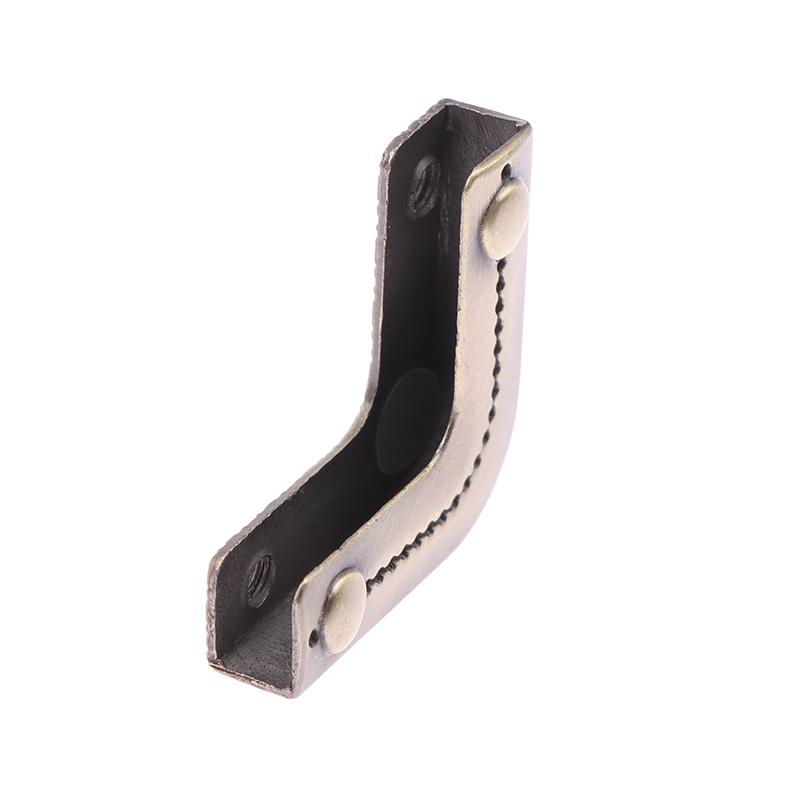 1Pc Metal Bag Corner Corners Decor End Clip Edge Banding Bag Accessories Leather Decorative Corner Banding Decorative Strips