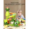 1PACK Diy dinosaur ejection track ball assembly toy, boy educational toy gift