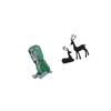 Easter Island Moai Reindeer Resin Sculpture Antique Portrait Animal Figurine Retro Decor for Bedroom