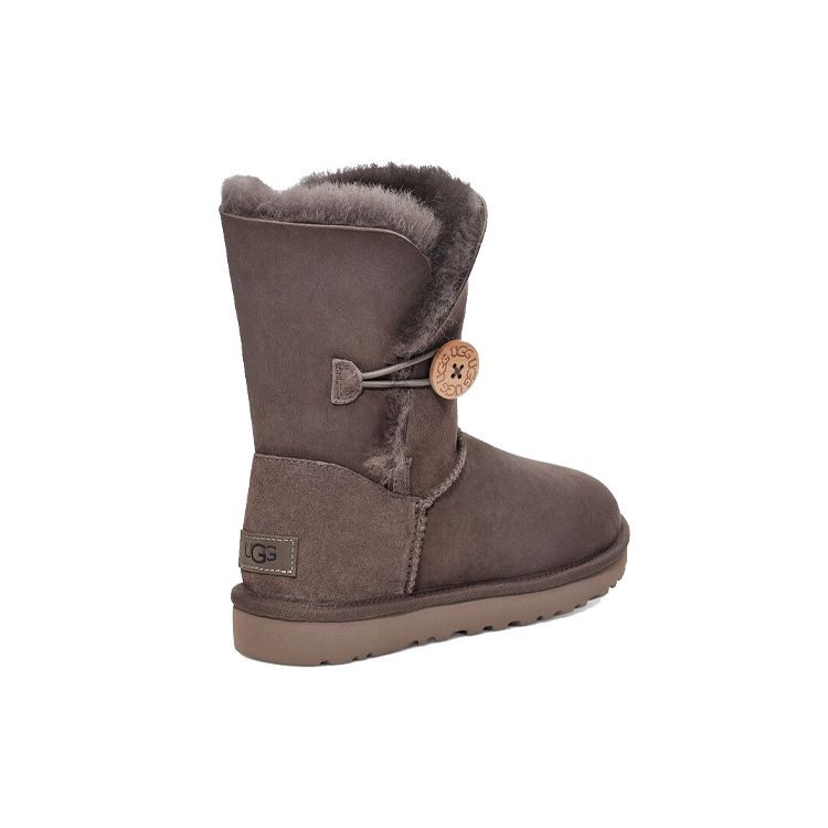 UGG Bailey Button 2 Boot Warm Durable Non-Slip Comfortable Casual Mid-Calf Snow Boots Women Boots Cloud-Grey 1016226-TCLD