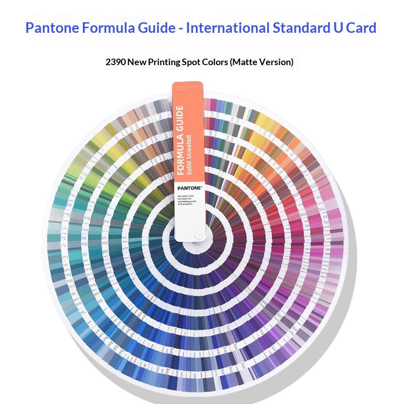 Nuova Versione Guida Colori Solidi Non Rivestiti 2390 Colori Carta Offset Opaca Standard Internazionale Per Designer