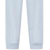 Fila Solid Color Logo Print Loose Fit Cuffed Casual Pants Women Bottoms Blue F11W240601F-LB