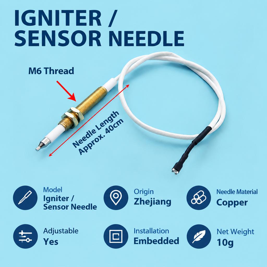 Universal Gas Stove Igniter with Copper Probe for Repair