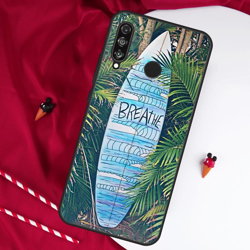 Surf Surfboard For Huawei Nova 12s 11i 12i 7i 8i Y73 Y70 Y90 Y60 Y72 Y61 Y91 9 10 SE P30 Pro P40 Lite Case