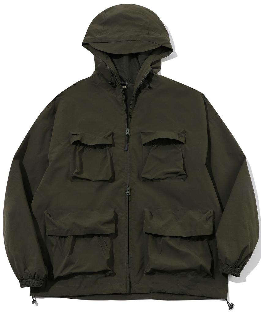 Cpgn Studio 4 Pocket Windbreaker Khaki
