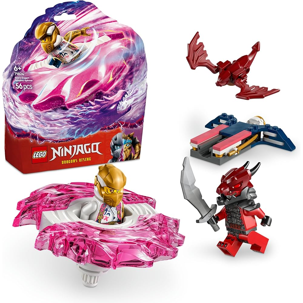 LEGO Ninjago Dragon Spin Toy Spinner Educational Building Blocks for Kids Age 6-9