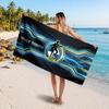 Bristol Rovers Custom Beach Towel, Personalized Name Text Print, Football Logo Soft Quick‑Dry Towel Holiday Gift