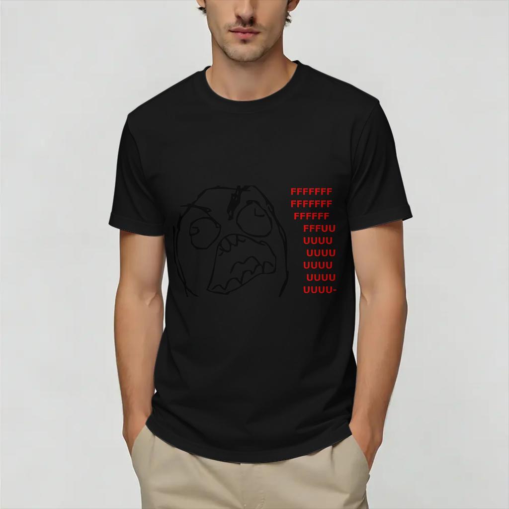 Rage Comic Trollfac T Shirt Summer Popular T Shirts Adult 100 Cotton O Neck Plus Size Top Tees Short Sleeve Awesome Tops