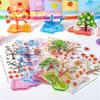 3D  Stickers Cute Relief Stickers Fun Stacking Series Children'S Toys Exchange Stickers Office School Supplies Stationery