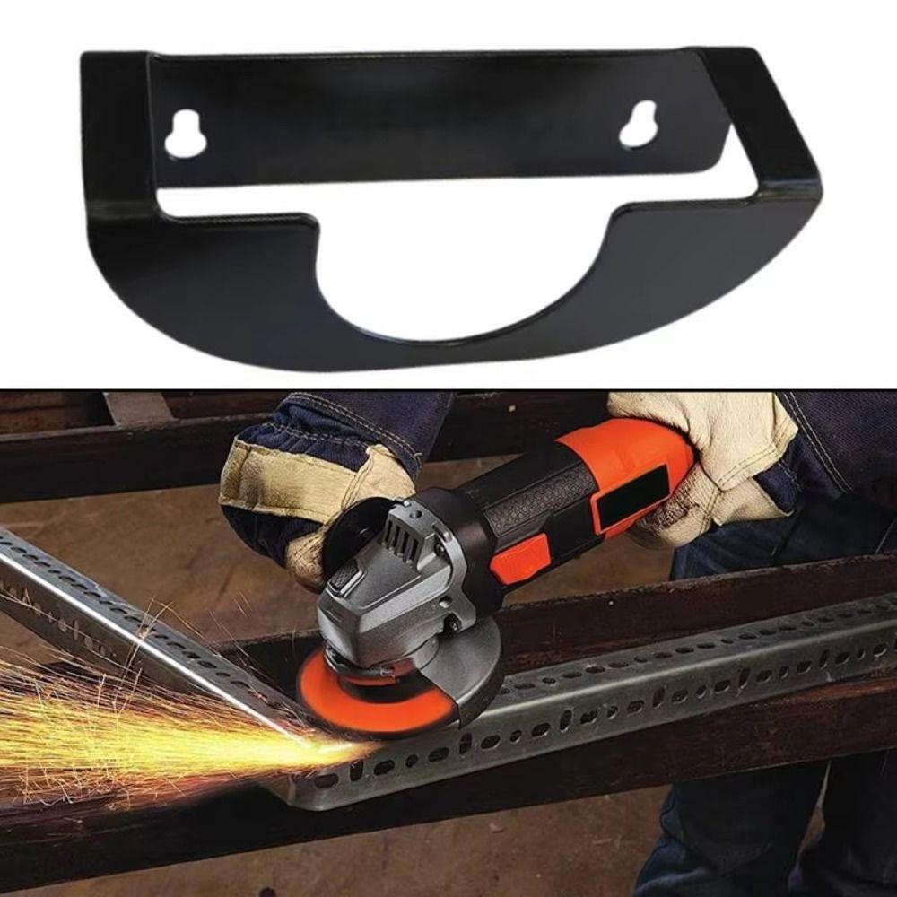 Heavy Duty Angle Grinder Holder Adjustable Wall Mount Bracket Metal Sander Hanger  Workshop Storage