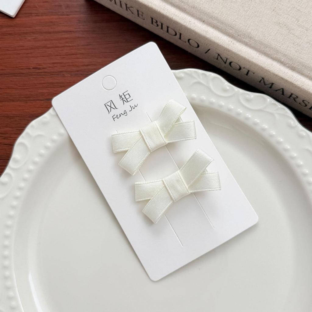 Handmade Korean-Style Cute Small Bow Hair Clip for Children