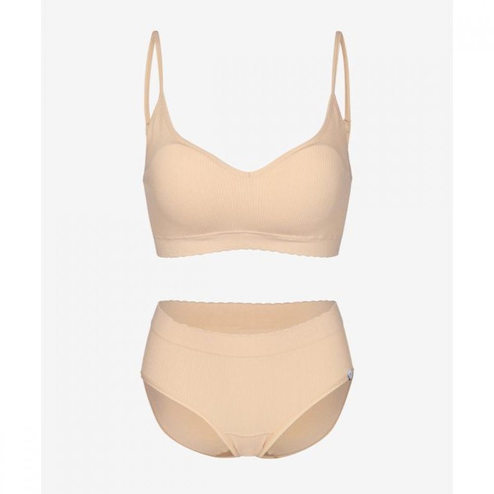 2nd Skin Ginger Picot Point Camisole Bra Panty Set Dfwfu1100+dfwfu1101 blacks/FREE