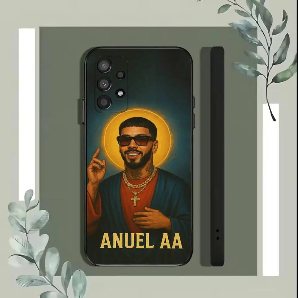 A-Anuel A-AA Rapper Phone Case For Samsung S25,S24,S21,S22,S23,S30,Ultra,S20,Plus,Fe,Lite,5G Black Cover