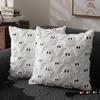 1pc Living Room Sofa Halloween Ghost Pillow Cover Plush Cushion Fun Holiday Decoration Pillow Cover
