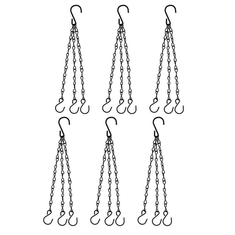 Cesto Fioriera Sospeso in Rattan Sintetico Catena con 3 Ganci Vasca Piante Idroponiche Fioriera per Crescita Piante Decorazione Giardino Casa