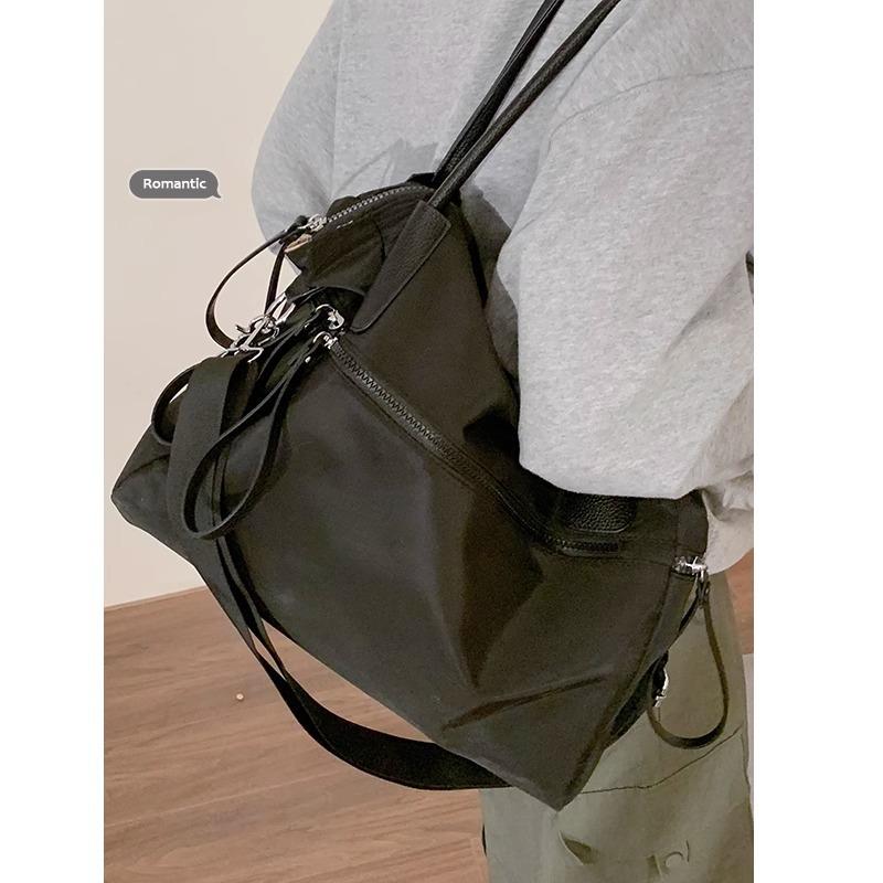 Simple and Versatile Casual Tote Bag, Large-capacity Single-shoulder Crossbody Bag