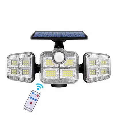 122 Led Solar Motion Light - Ip65 Waterproof Outdoor Wall Lamp With 3 Modes, Adjustable Head & Wide Angle For Garden/pathway