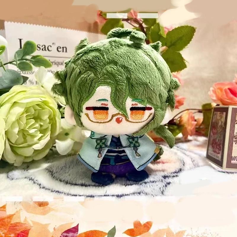 10cm Game Impact Plush Varka Durin Flins Sandrone Columbina Lauma Nefer Skirk Cute Cartoon Dolls Bag Pendant Keychain Gift