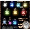Mini MC Game Night Light Change Color Liquid Medicine Bottle Model Type C Rechargeable Game Room Atmosphere Decoration Toy Gift