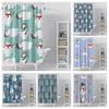 Home Decoration Shower Curtains for Bathroom Waterproof Curtain Fabric Modern Nordic Style Living Room Merry Christmas Winter