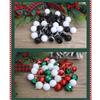31Pcs Christmas Baubles Ornament Shatterproof Decorative Baubles For Christmas Tree Wedding Winter Festival Celebration