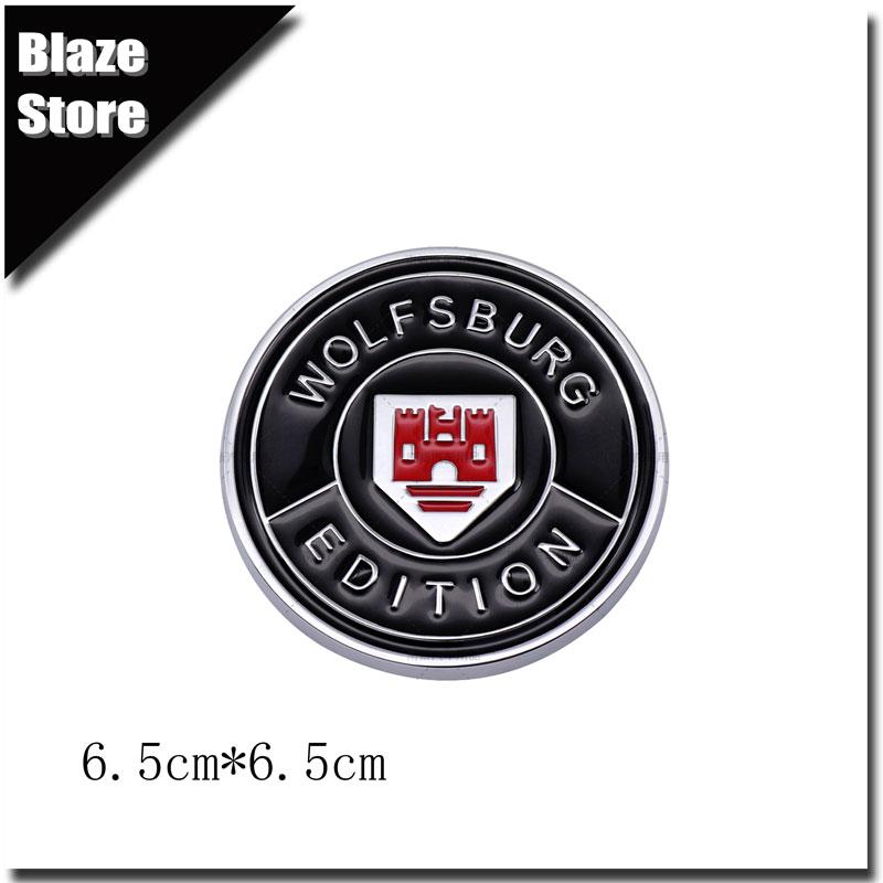 3D Metall Auto Karosserie Kühlergrill Plakette WOLFSBURG EDITION Emblem Auto Aufkleber Für Polo Golf Santana Passat Käfer Touareg