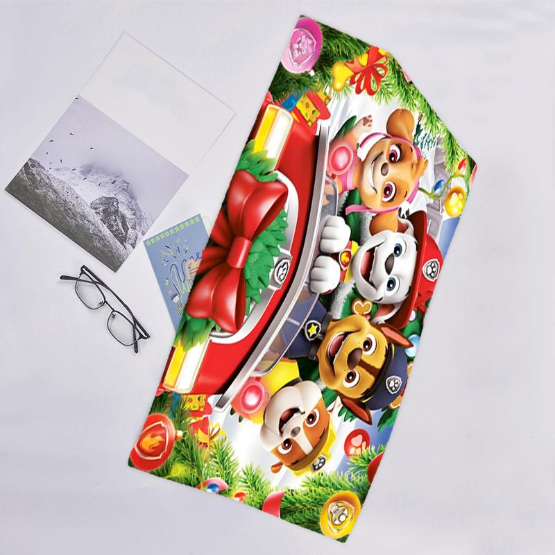 1pc Paw Paw21 Beach Towel, Beach and Seaside Swimming Pool Equipment, Fashion Pattern, Rectangular, Travel Essentials