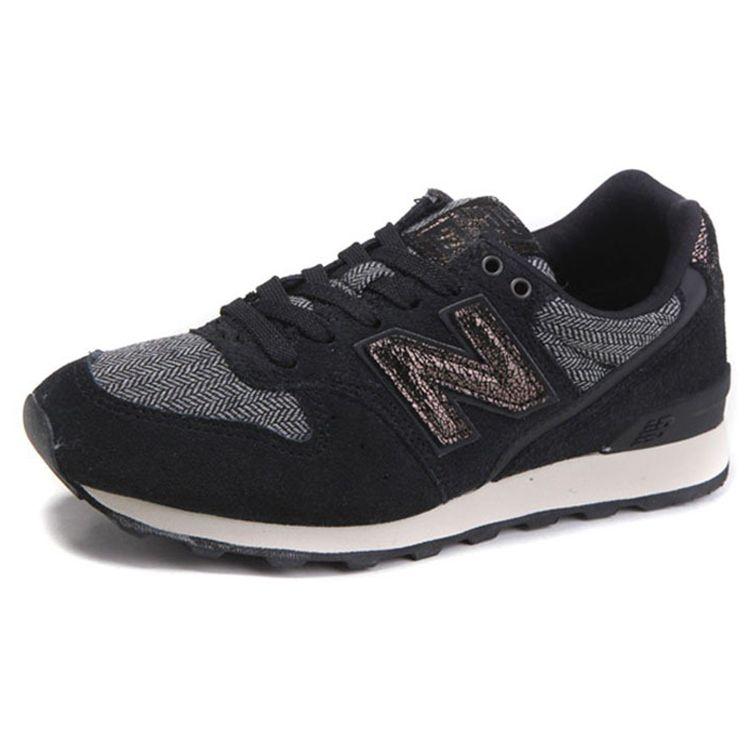 New Balance Nb 996 Series Comfortable Sports Low-Top Marathon Running Shoes Women Sneaker Carbon-Black WR996NNB