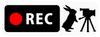Sticker with Drive Recorder "Rabbit and Video Camera" Banner Type