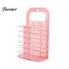 Wall Mounted Clothes Organizer Foldable Laundry Basket, Breathable Hollow Design, Hanging Hamper Space Saving Organizer, for Bathroom Dormitory