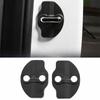Black ABS Door Buckle Protection Cover Trim 2PCS Fit For Tesla Model X 2016-