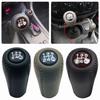 Land Cruiser Compatible Shift Knob MT for Toyota Vehicles Right Bottom R PU Leather Thread Diameter M12 Thread Pitch Gear Shift Lever 5-Speed 1.25mm