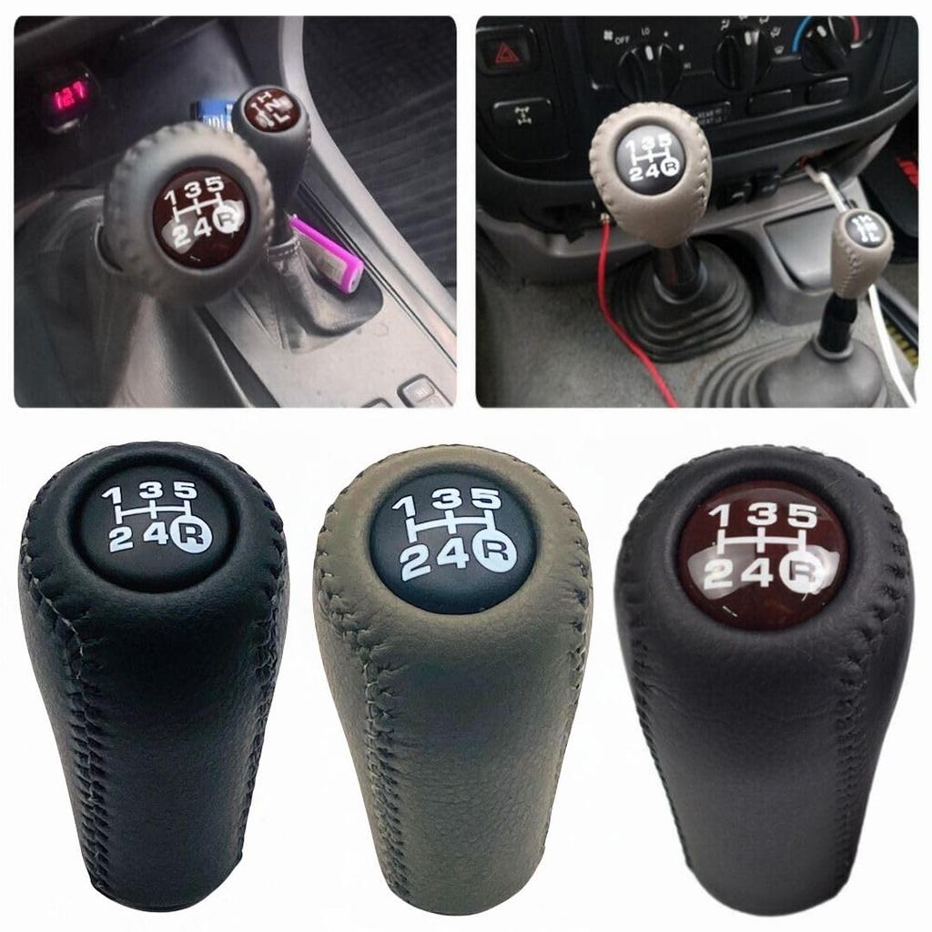 Land Cruiser Compatible Shift Knob MT for Toyota Vehicles Right Bottom R PU Leather Thread Diameter M12 Thread Pitch Gear Shift Lever 5-Speed 1.25mm
