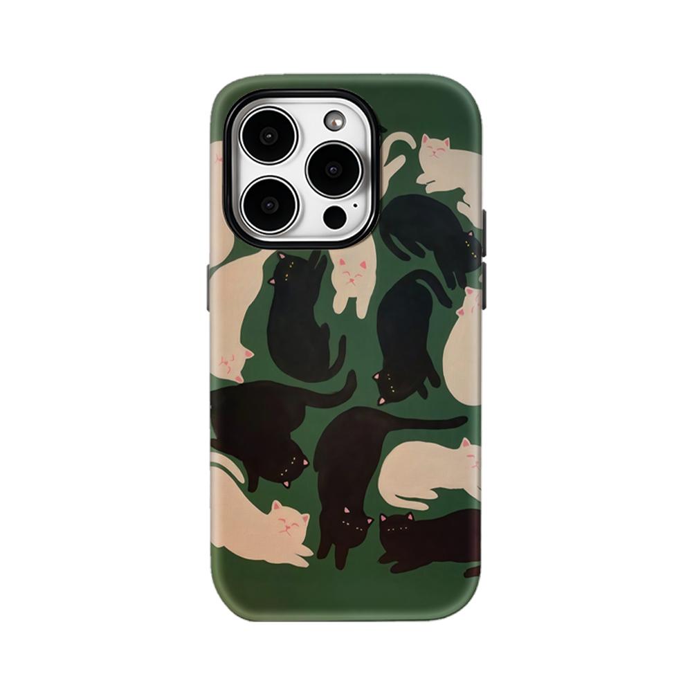 

Cat Nap Repeat Phone Case for IPhone 17AIR 16E 16 15 14 13 12 11 17 Pro Max Plus Double-layer Back Cover IPHONE13MINI