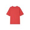 Jordan Flight Essentials Oversized Solid Color Crew Neck Logo Patch Short Sleeve T-Shirt Women T-Shirts Lobster-Red DD7058-605