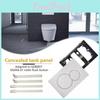 Geberit Sigma 20 Alpha 15 Delta 21 Elegantes Spülplatten-Duo Glattes ABS-Material für einfache Bedienung