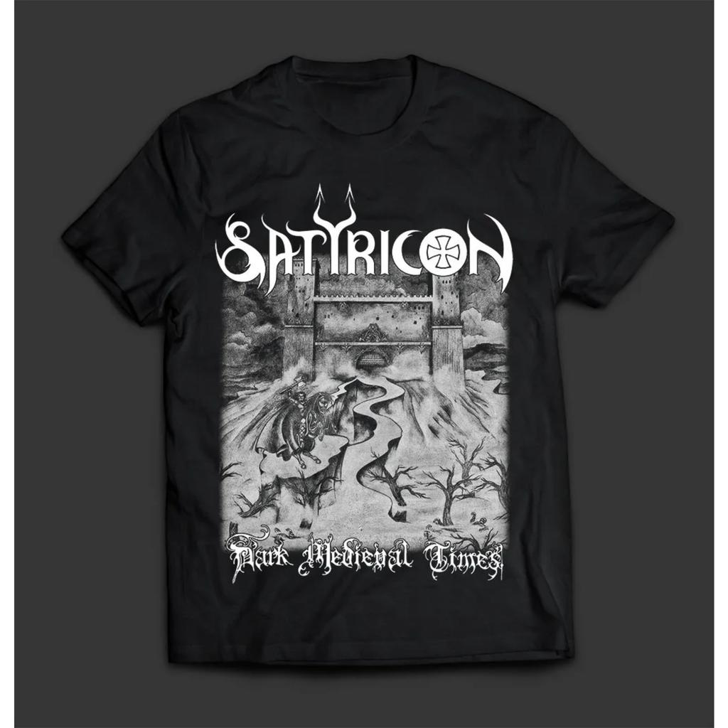Satyricon Dark Medieval Times T Shirt Men Women Cotton Tees Short Sleeve Brand T-shirt Vintage Hip Hop Tops Men's Clothing
