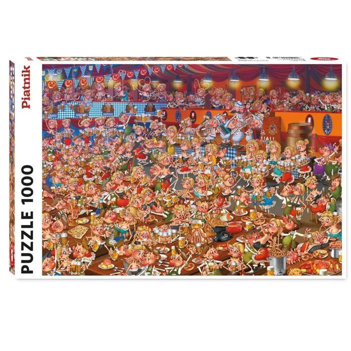 Puzzle 1000 pièces : fête de la bière