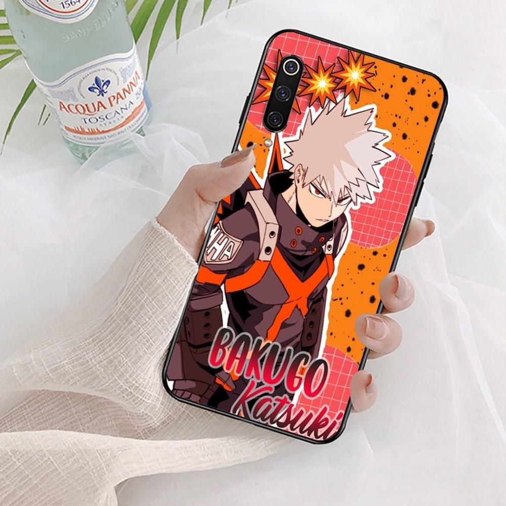 Anime B-Bakugo Katsuki  Phone Case For Xiaomi Mi 5X 8 9 10 11 12 lite pro 10T PocoX3pro PocoM3 Note 10 pro lite