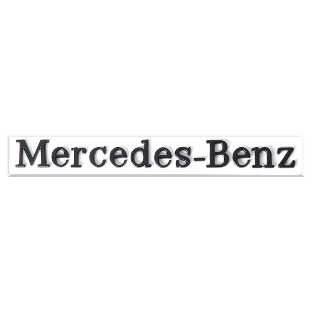 

New Hot 2026 3D Car Rear Trunk ABS Badge Sticker Decoration Auto Refit Accessories for Mercedes Benz AMG W211 W212 W213 Smart Fo 1pcs Mercedes Benz чёрный