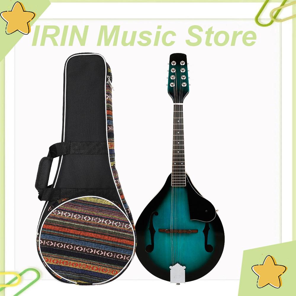 IRIN Smart Mandolin 8-String Guitar A Style Electric Slient Mandolin Stringed Instruments with Bag Mini Guitar Parts&Accessories