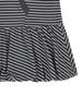 Tuomio Stripe Balloon Hood Dress [Charcoal]