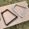 Camping Foldable Metal Stand Portable Metal Luggage Rack Ices Box Holder Coolers Stand for Outdoor Picnics Fishing